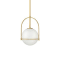 Somerset Pendant Light ? 8.7″ x H 11.8″ / Dia 22cm x H 30cm / Polished brass Pendant light