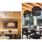 Sora Rattan Pendant Light