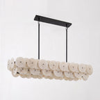 Sorrel Linear Alabaster Disc Chandelier