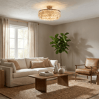 Sorrel Alabaster Disc Chandelier