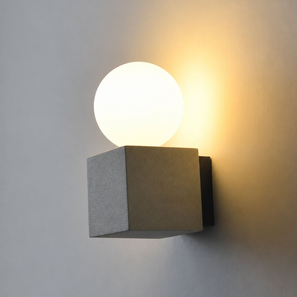 Sorvane Micro-Cement Outdoor Wall Sconce