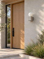 Sorvane Micro-Cement Outdoor Wall Sconce