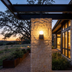 Sorvane Micro-Cement Outdoor Wall Sconce