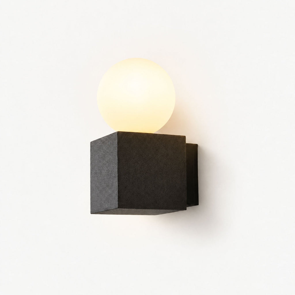 Sorvane Micro-Cement Outdoor Wall Sconce