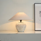 Speckled Ceramic Jar Table Lamp