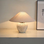 Speckled Ceramic Jar Table Lamp