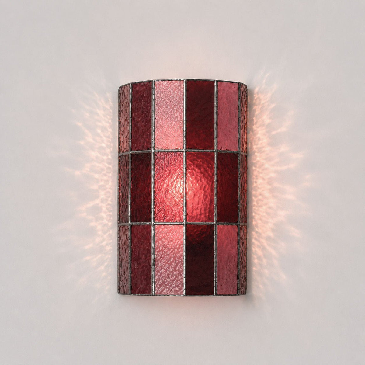 Spectra Faceted Glass Wall Sconce