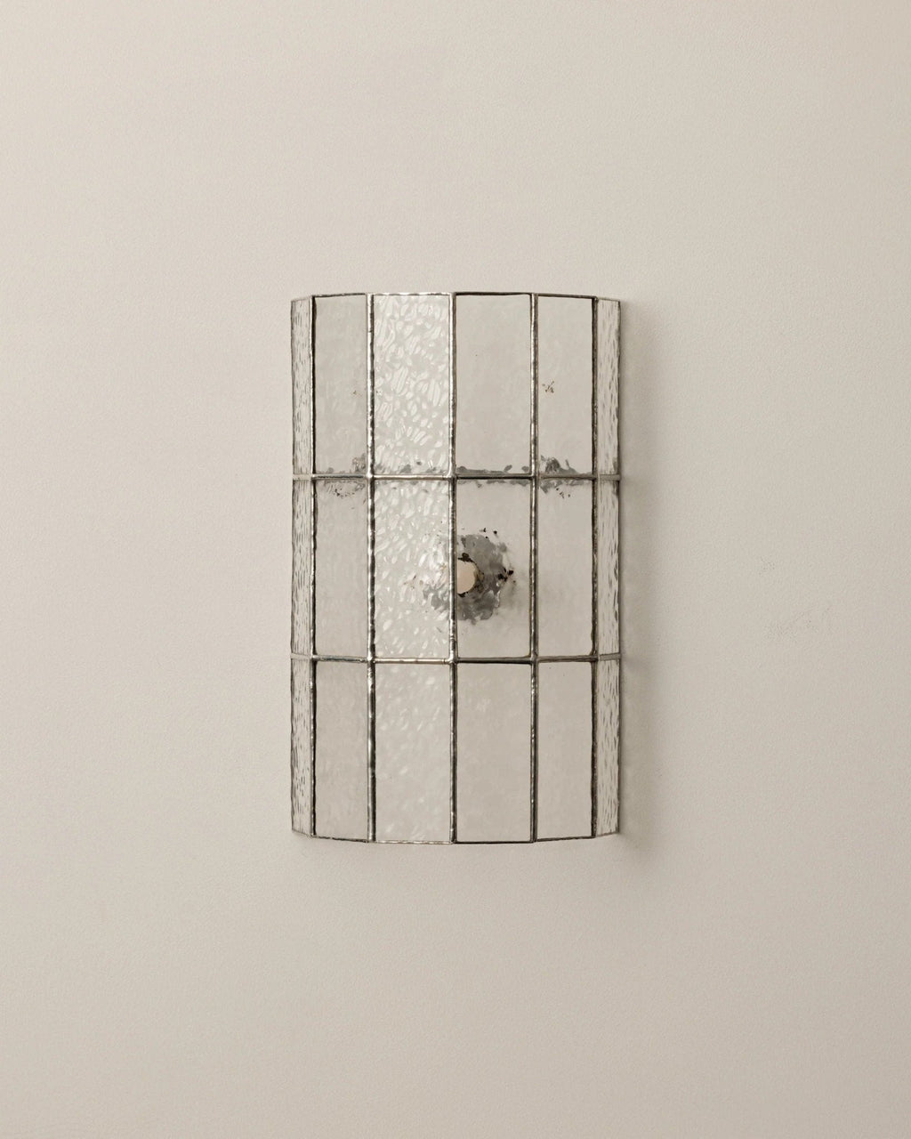 Spectra Faceted Glass Wall Sconce