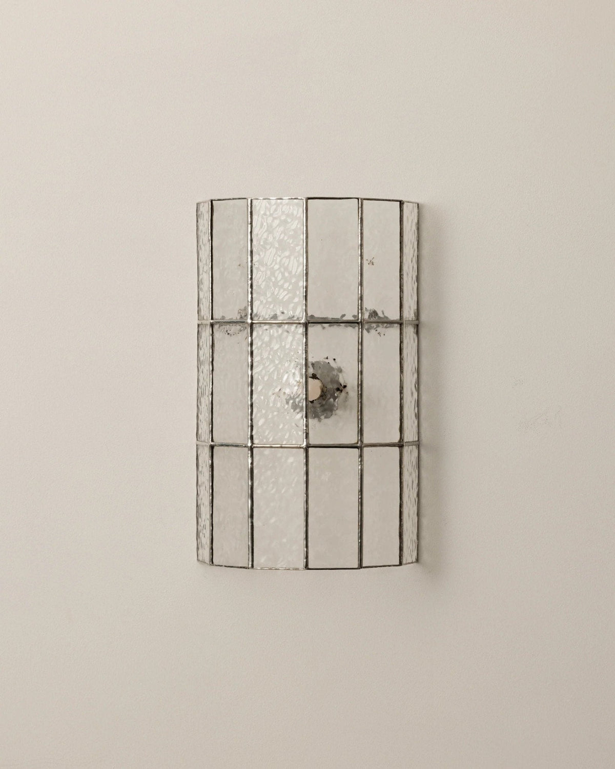 Spectra Faceted Glass Wall Sconce