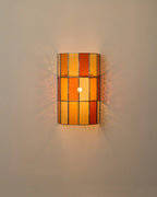 Spectra Faceted Glass Wall Sconce