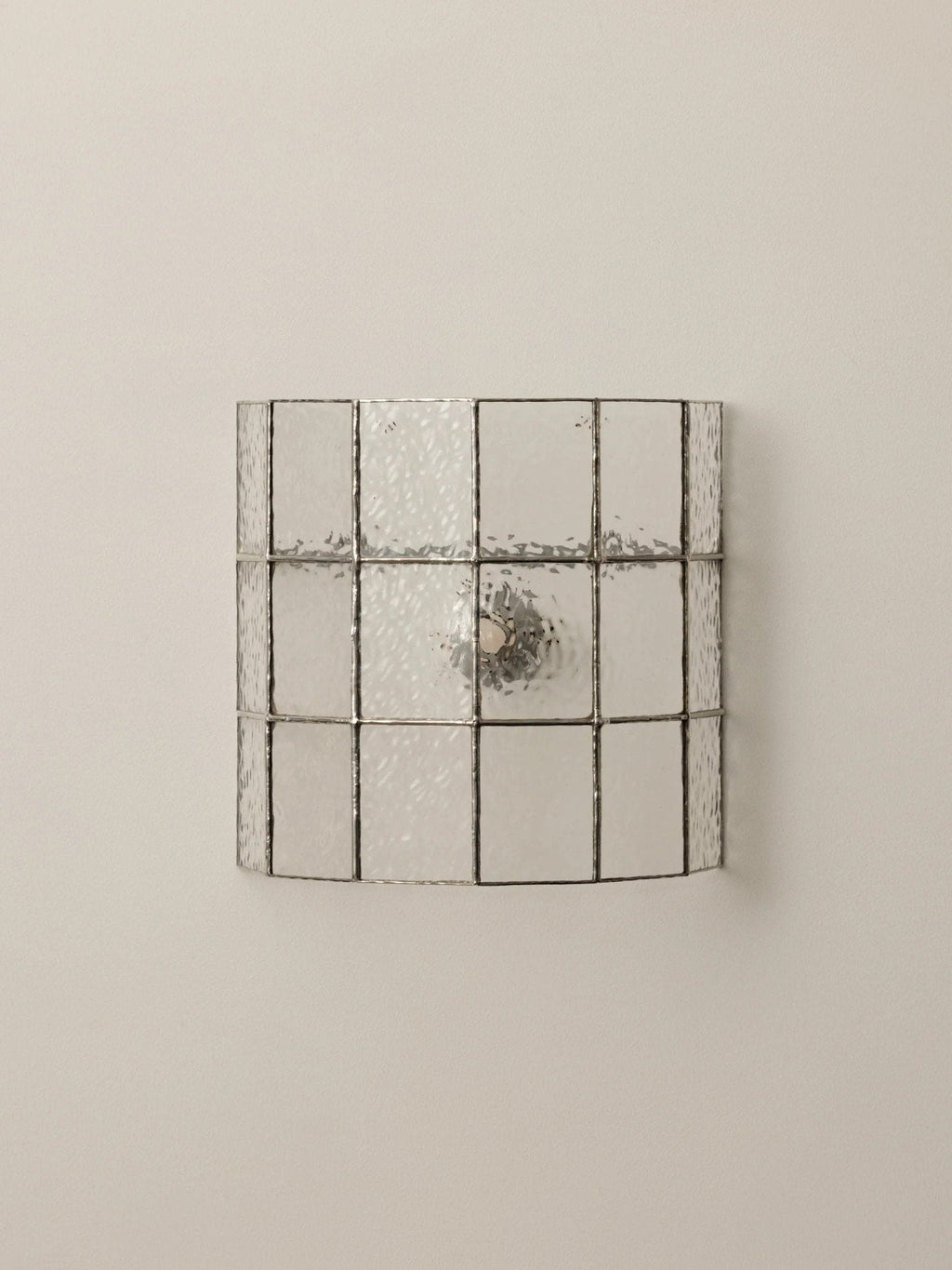 Spectra Faceted Glass Wall Sconce