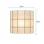 Spectra Faceted Glass Wall Sconce