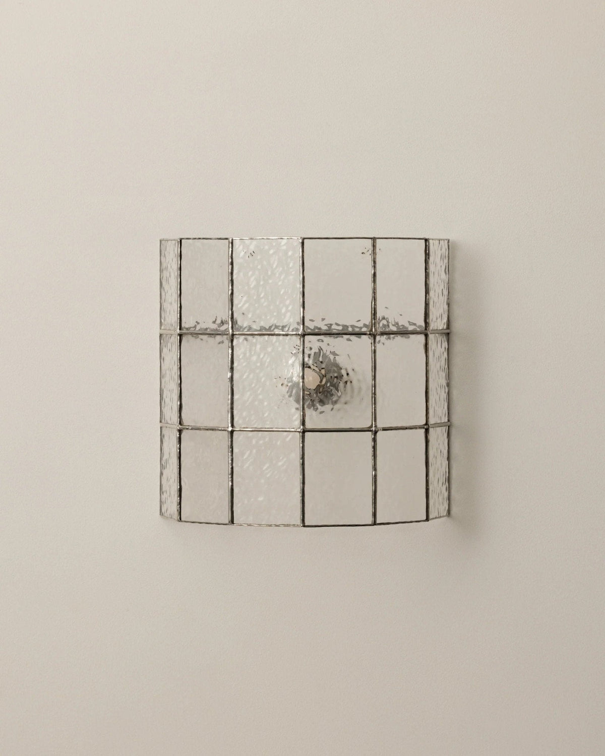 Spectra Faceted Glass Wall Sconce