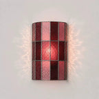 Spectra Faceted Glass Wall Sconce