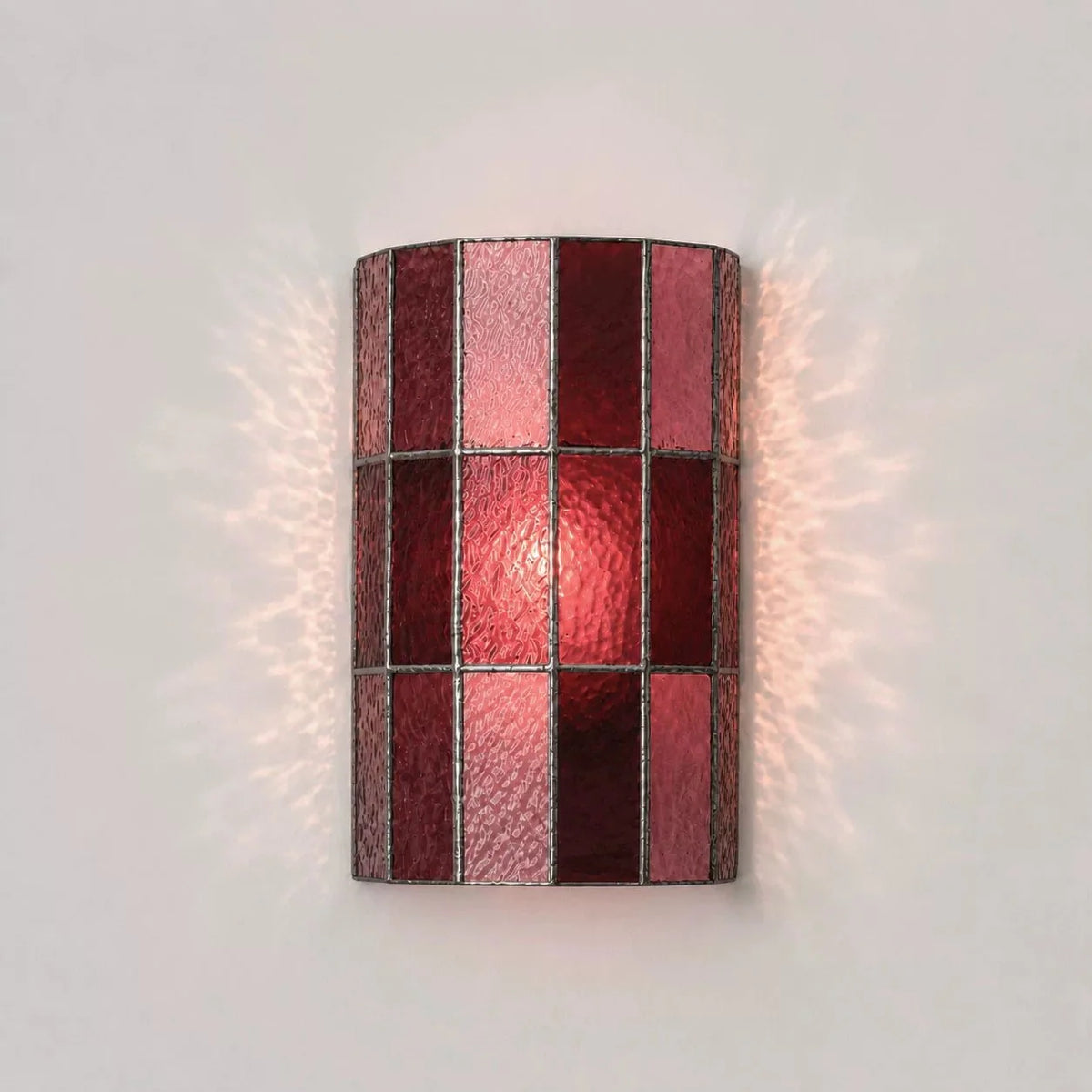 Spectra Faceted Glass Wall Sconce