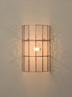 Spectra Faceted Glass Wall Sconce