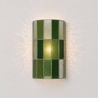 Spectra Faceted Glass Wall Sconce
