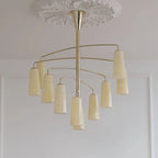 Spiral Tiered Chandelier