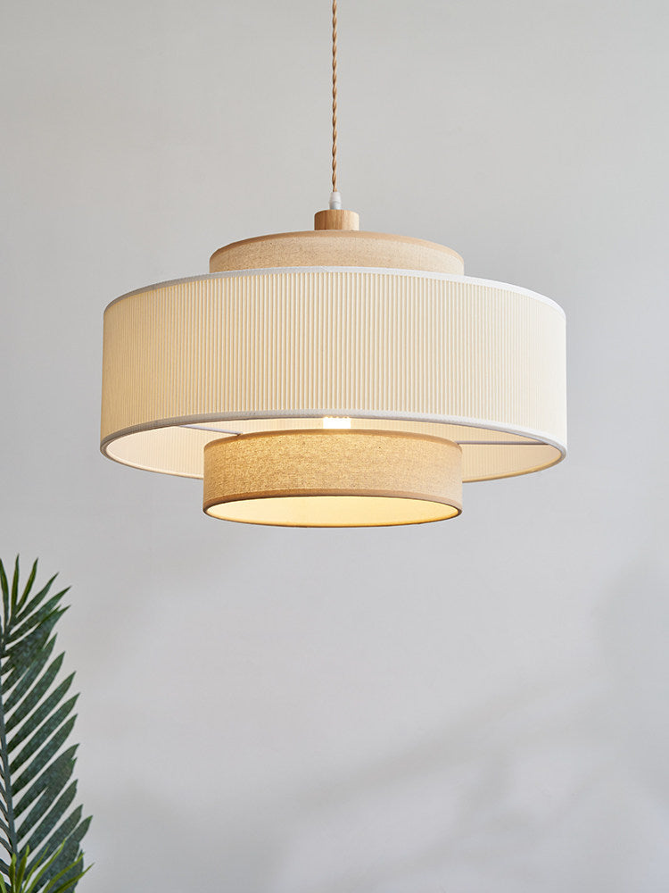 Spool Fabric Pendant Lamp