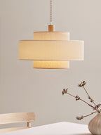 Spool Fabric Pendant Lamp