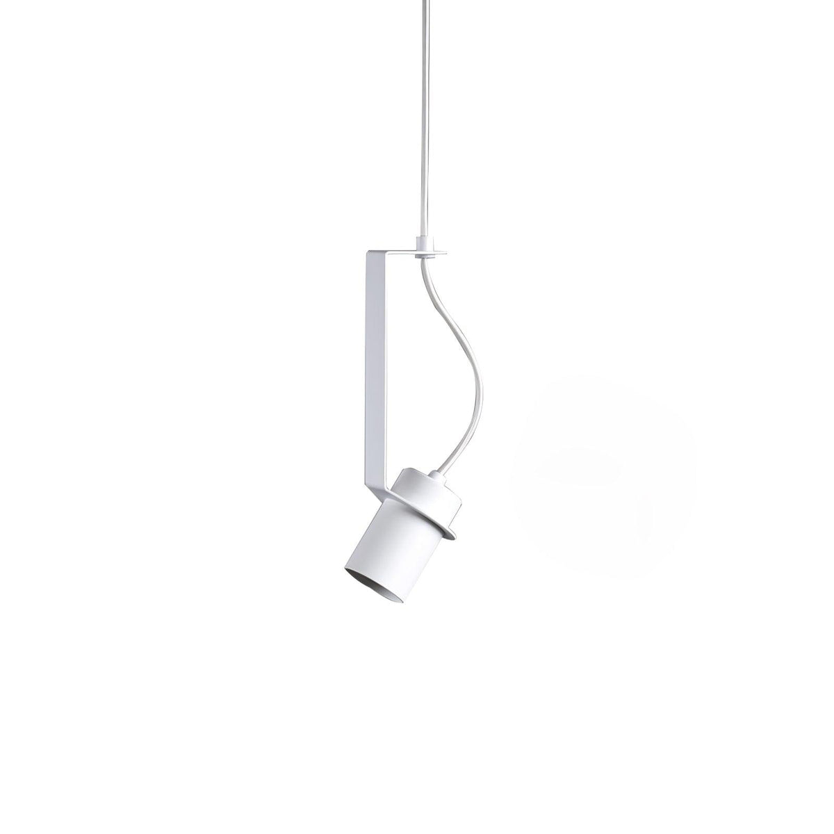 Spots Industriels Pendant Lamp Model A ∅ 2.4″ x H 11.8″ / Dia 6cm x H 30cm / White Pendant light