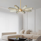 Sputnik Brass Chandelier Chandelier