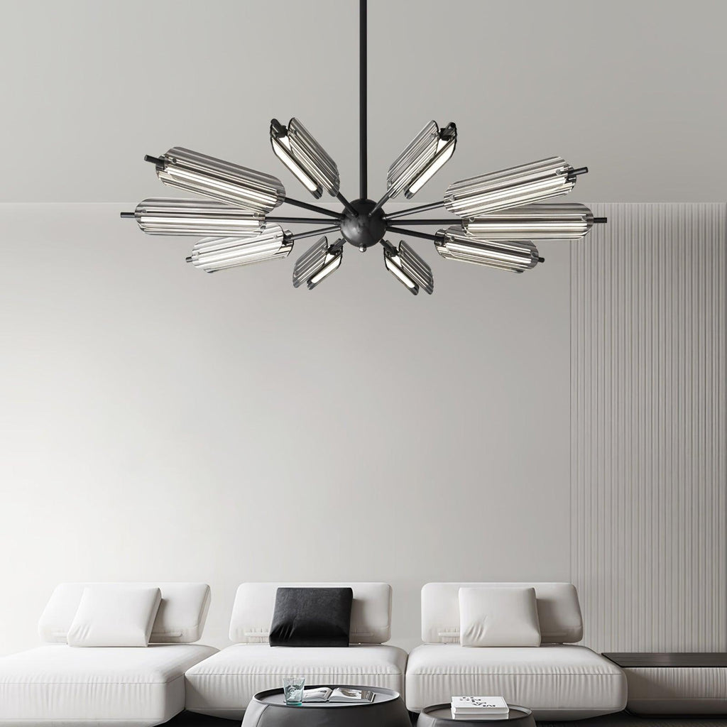 Sputnik Brass Chandelier Chandelier