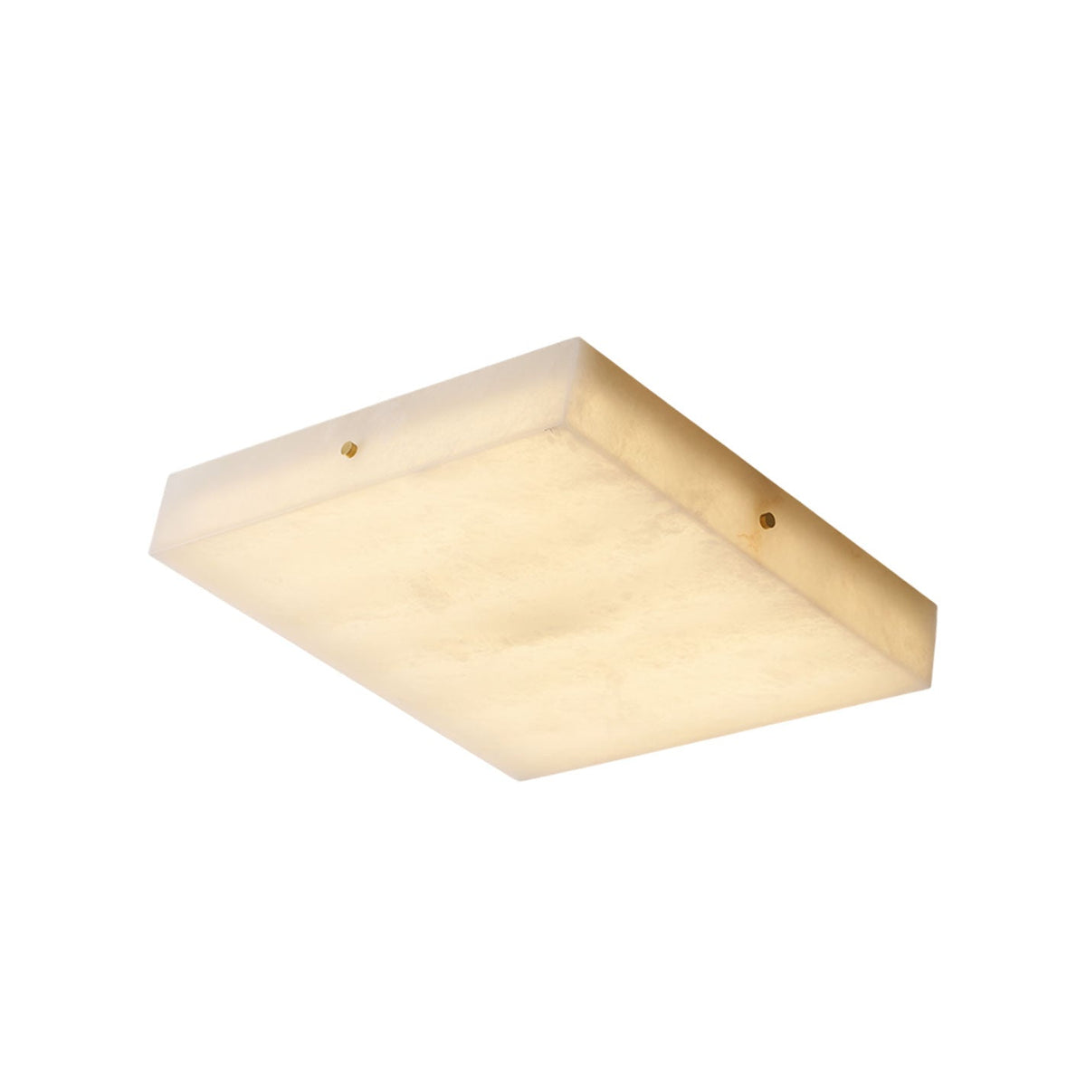 Square Alabaster Ceiling Light