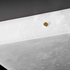 Square Alabaster Ceiling Light