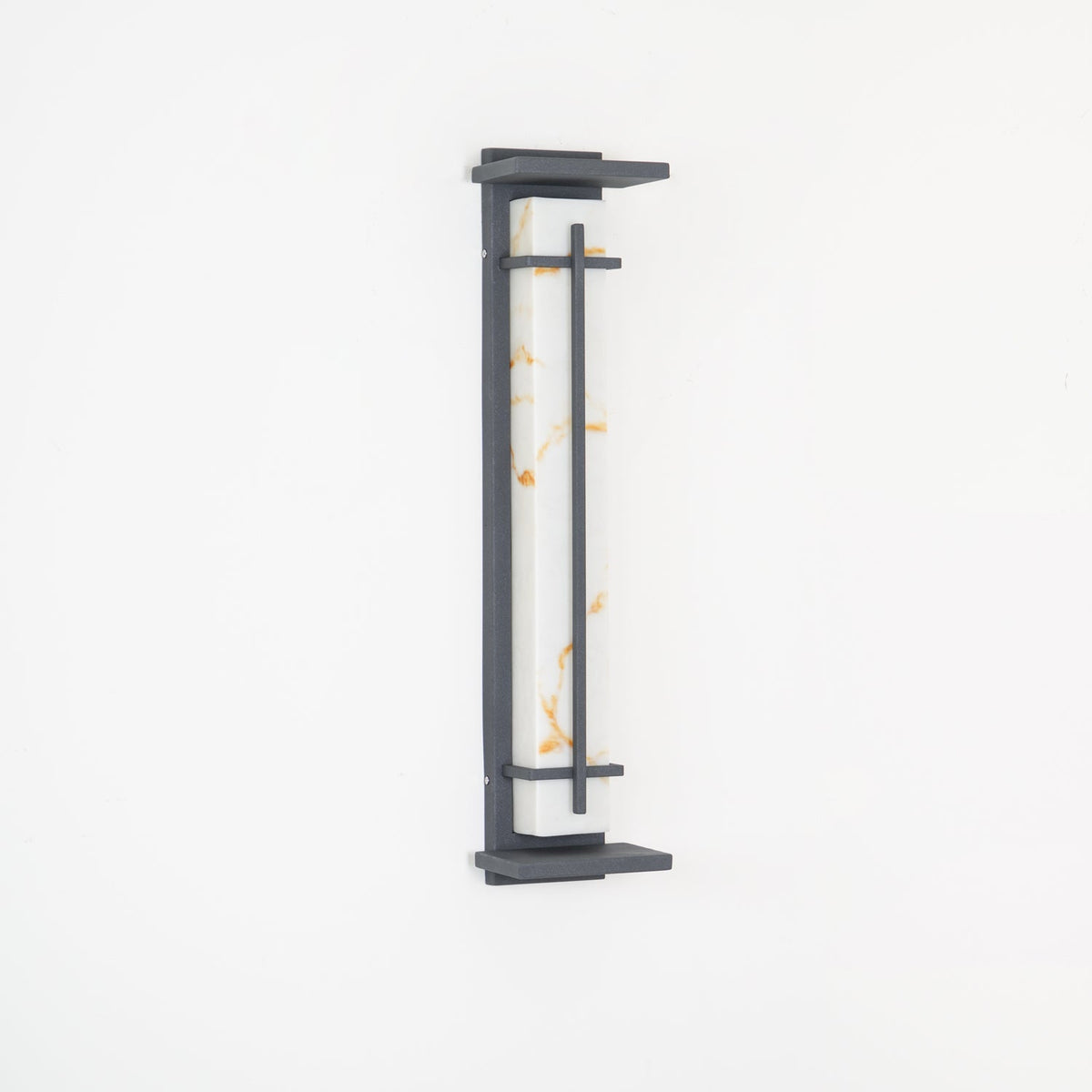 Square Outdoor Alabaster Wall Light