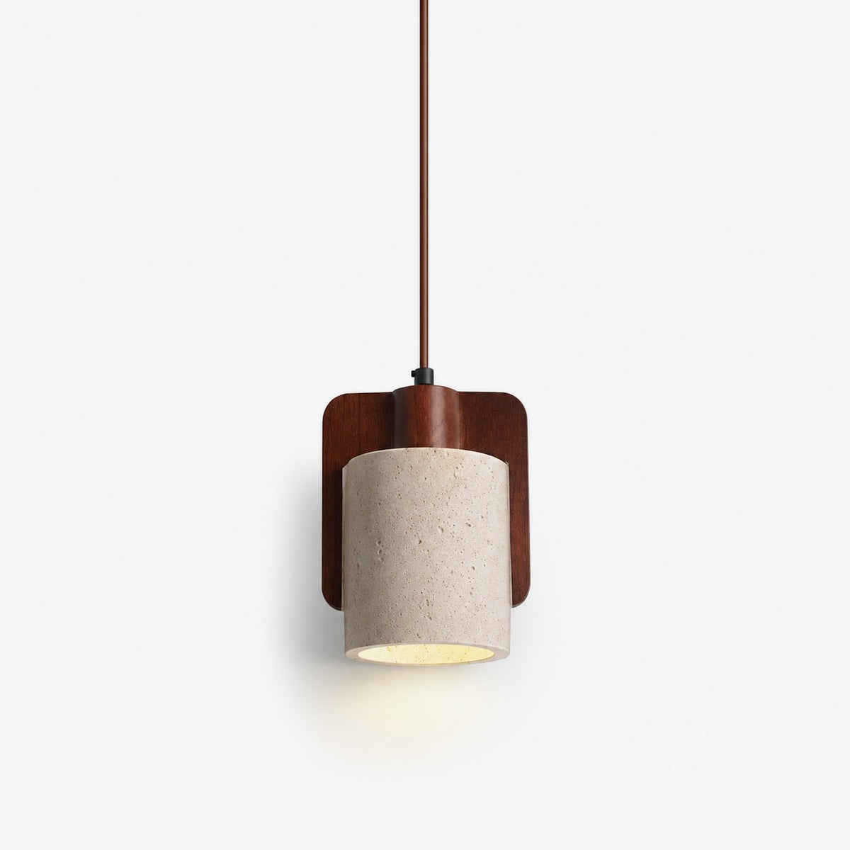 Squircle Travertine Pendant Lamp