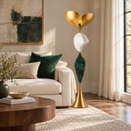Stacked Sculptural Floor Lamp
