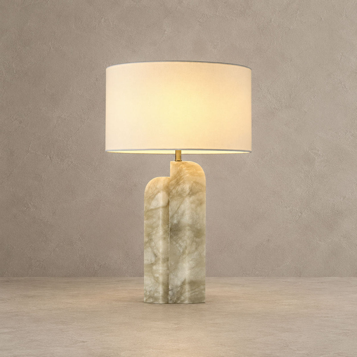 Stele Green Alabaster Table Lamp
