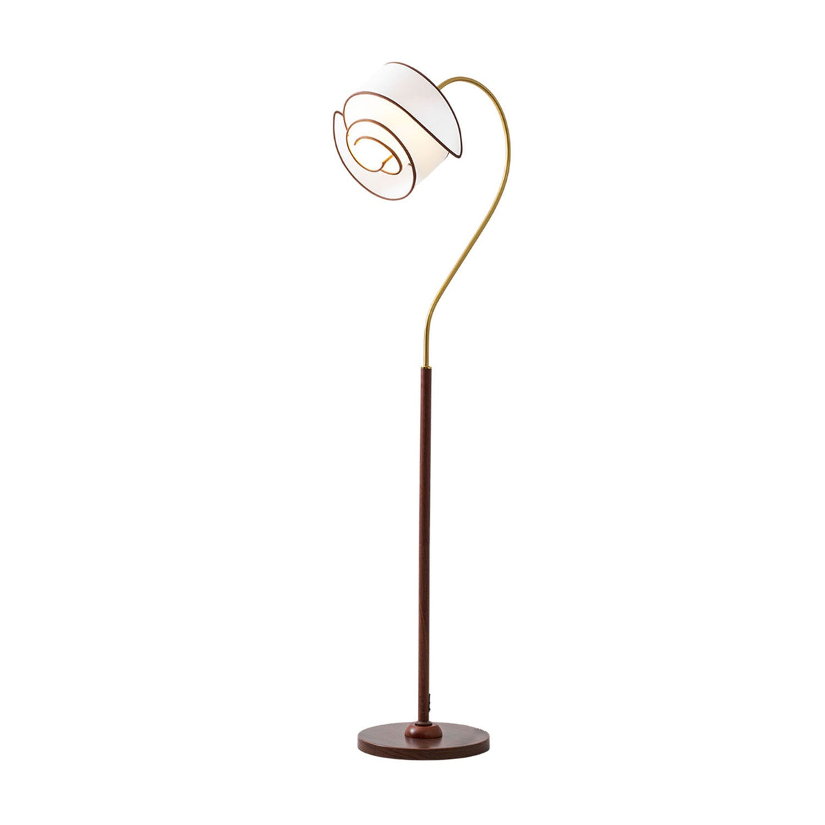 Stelmo Curved Neck Floor Lamp