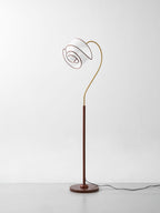 Stelmo Curved Neck Floor Lamp