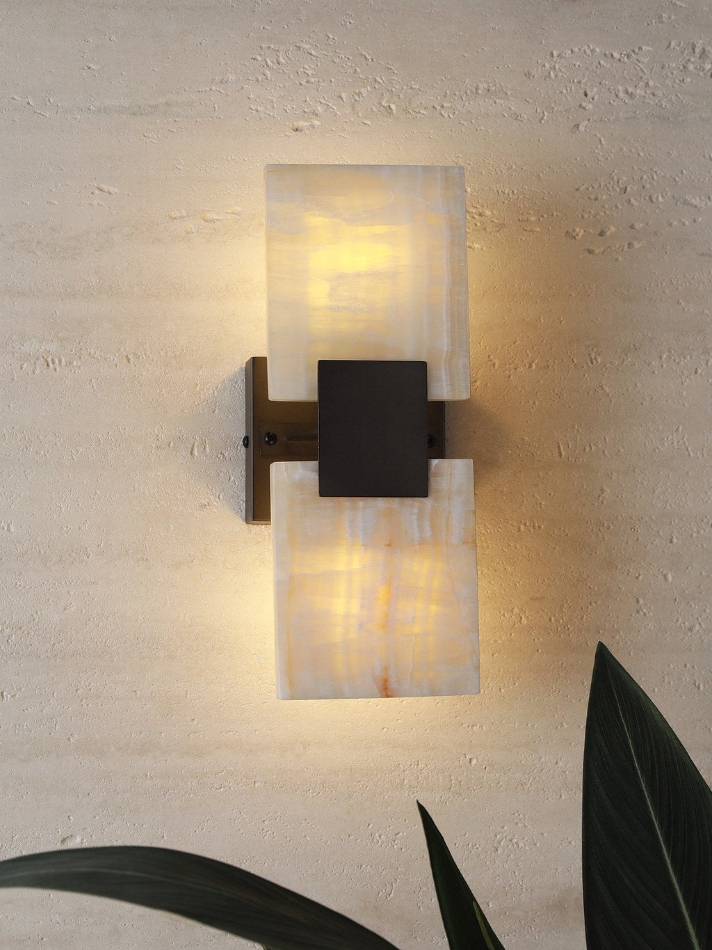 Strata Shift Jade Wall Lamp
