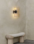 Strata Shift Jade Wall Lamp