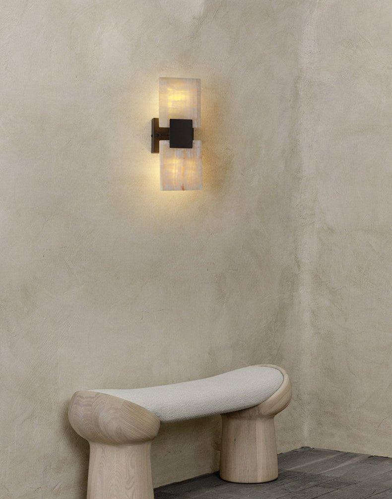 Strata Shift Jade Wall Lamp
