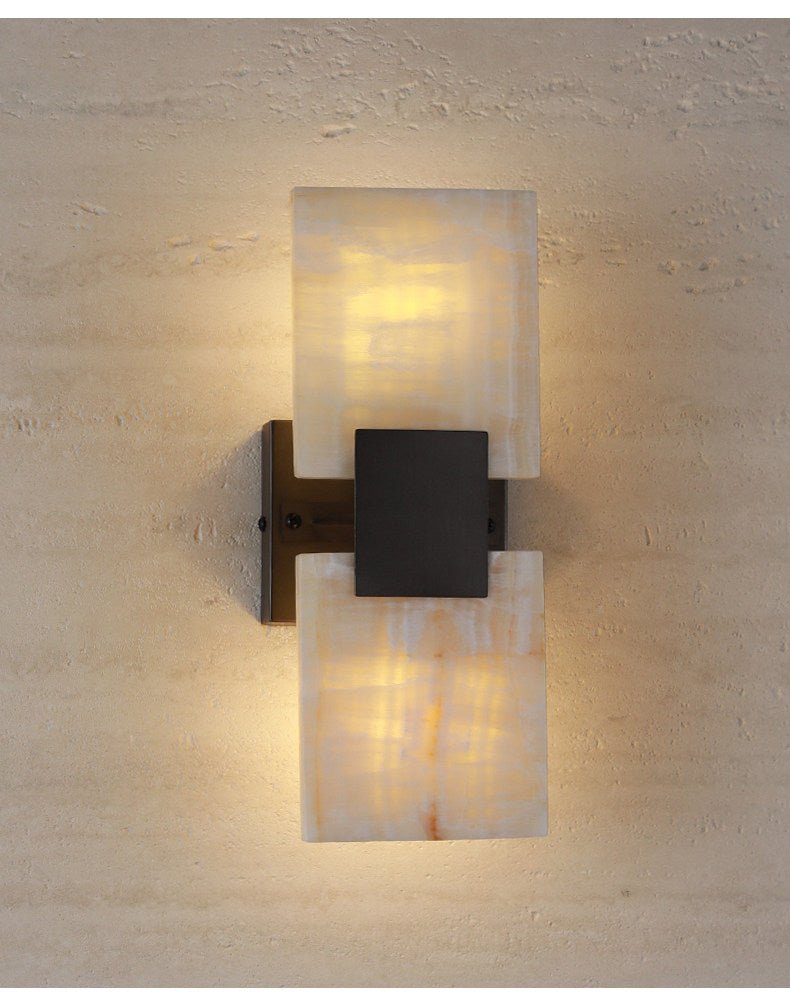 Strata Shift Jade Wall Lamp