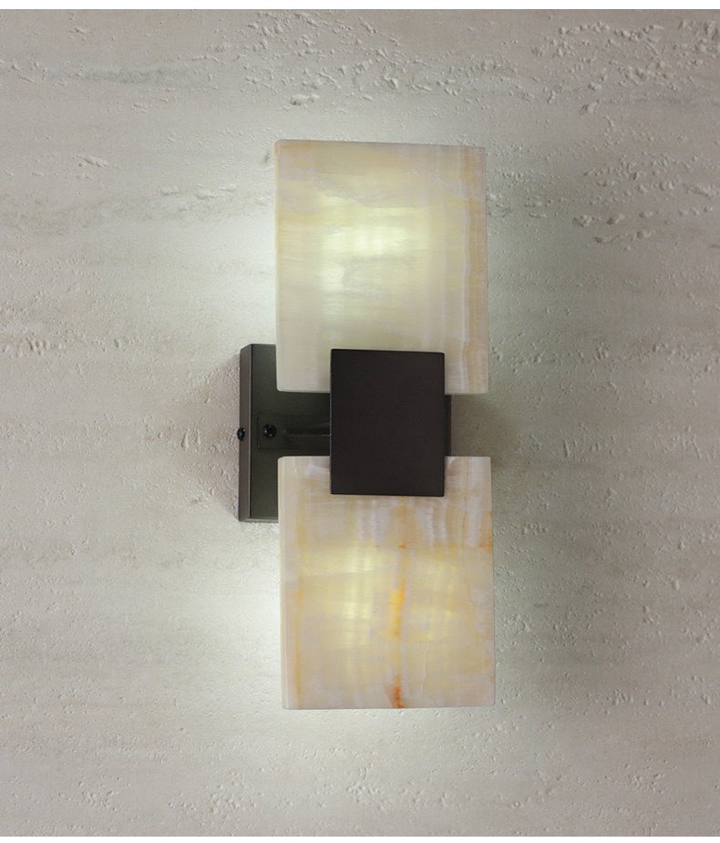 Strata Shift Jade Wall Lamp