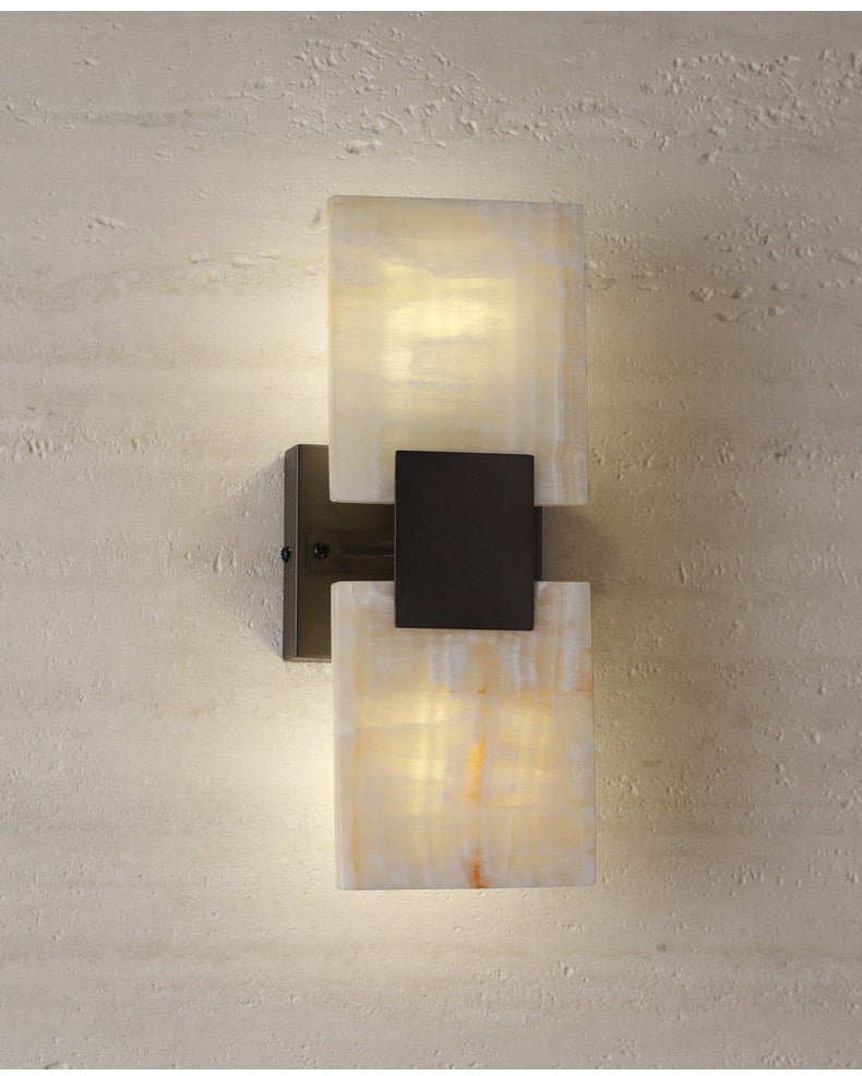Strata Shift Jade Wall Lamp