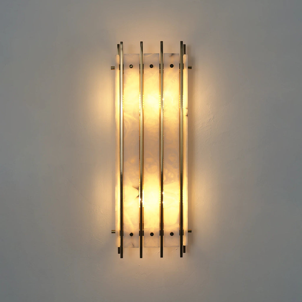 Strata Alabaster Wall Sconce