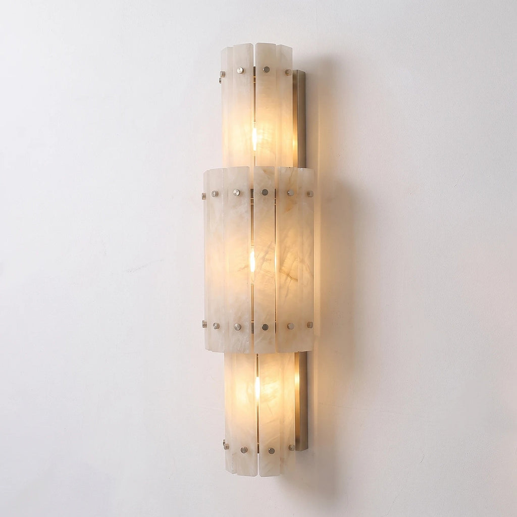 Strata Alabaster Wall Sconce