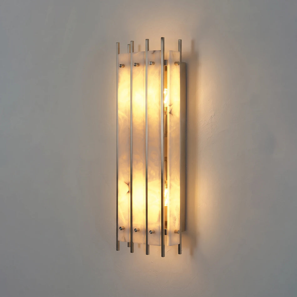 Strata Alabaster Wall Sconce