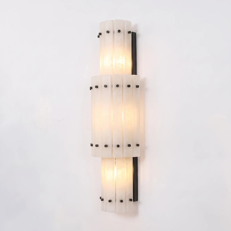 Strata Alabaster Wall Sconce