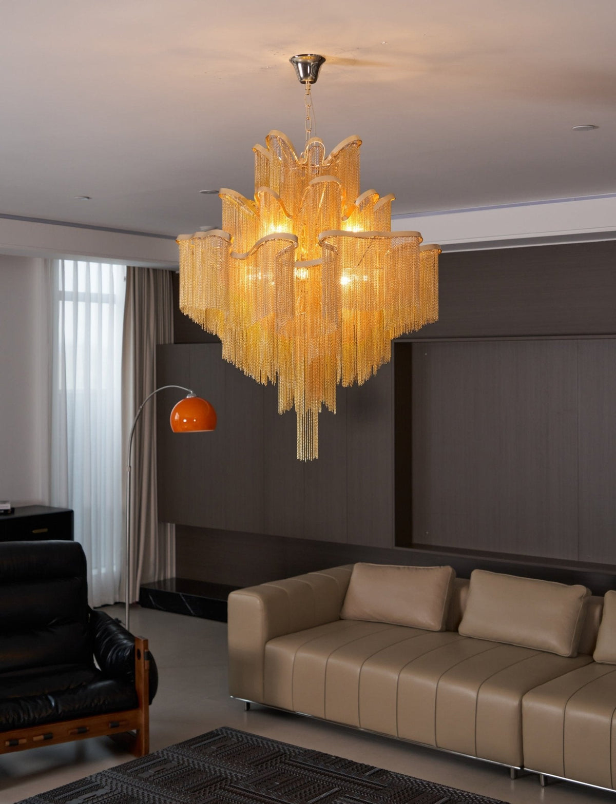Stream Chain Chandelier