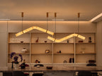 Streamlined Alabaster Pendant Lamp