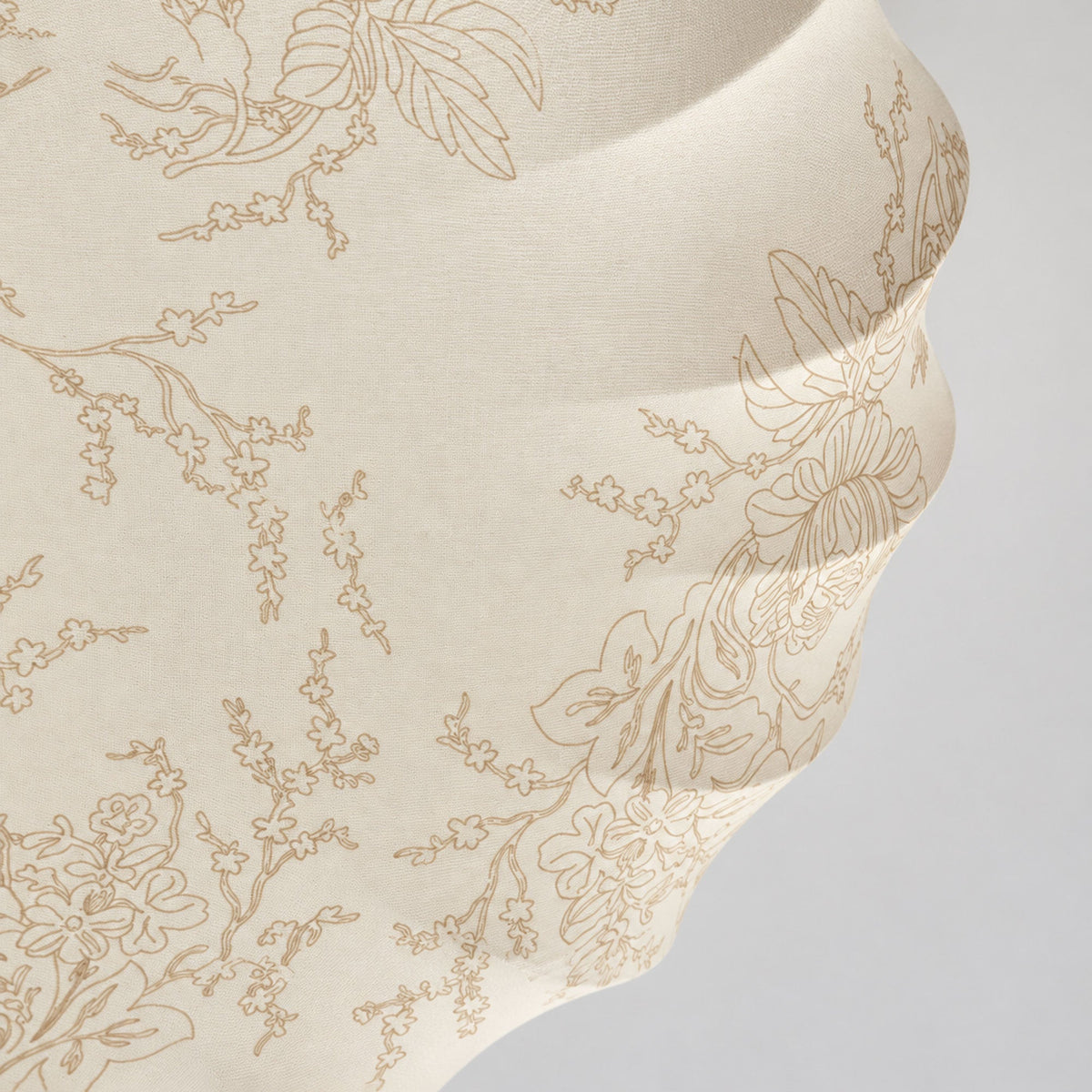 Stretch Fabric Petal Flush Mount