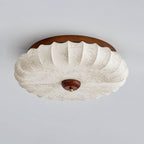 Stretch Fabric Petal Flush Mount