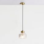 Striped Spinning Top Pendant Light